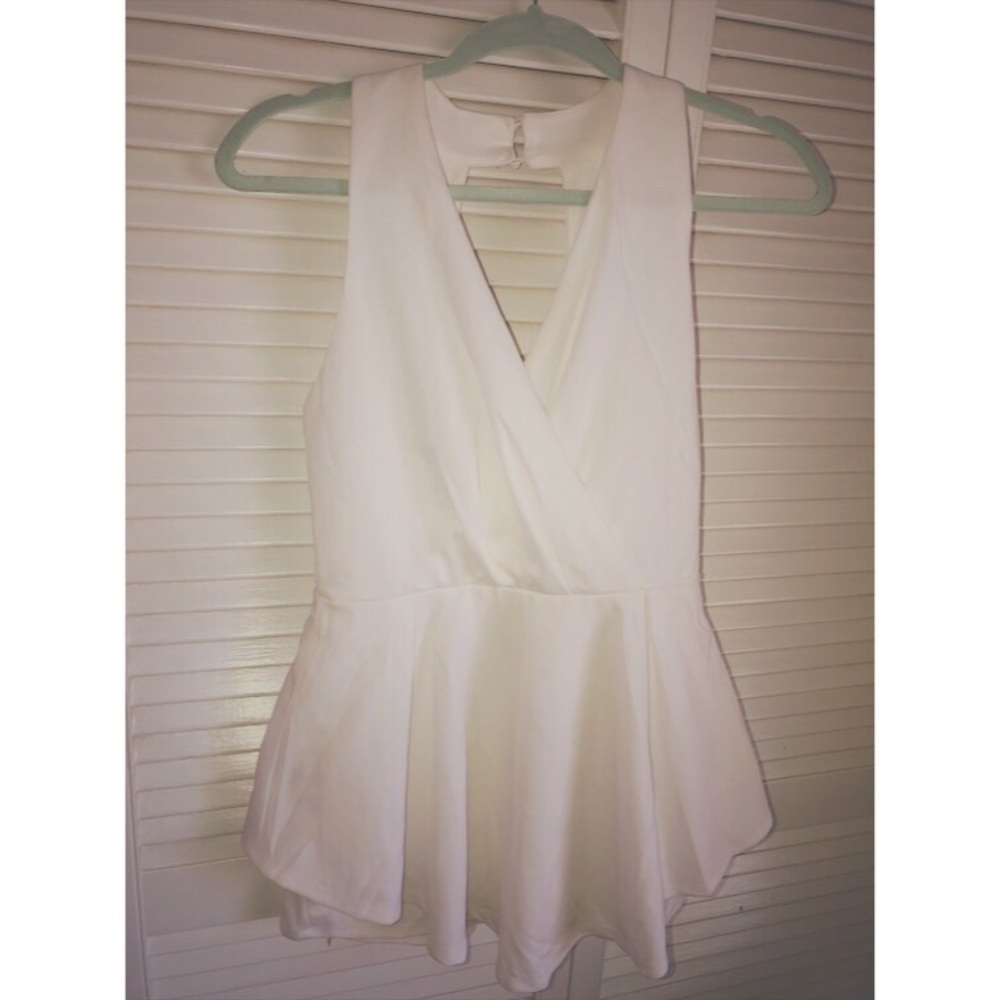 White Purple Snow Romper